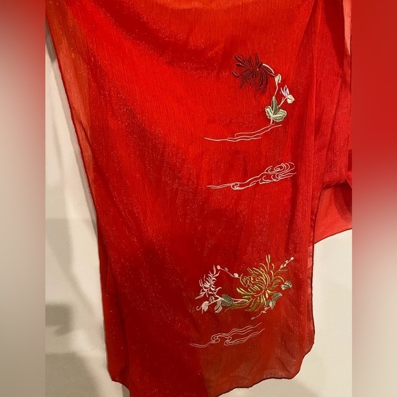 Oriental Shawl/Wrap/Decorative Scarf - Picture 6 of 6